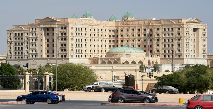 A rijádi Ritz Carlton. / AFP PHOTO / FAYEZ NURELDINE