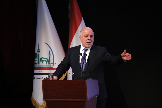 Haider al-Abadi iraki miniszterelnök. Fotó: AFP
