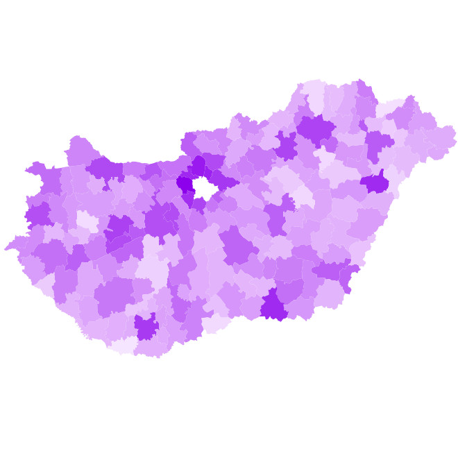 Ahol iskolázottabb a népesség, ott kevesebben szavaztak a Fideszre