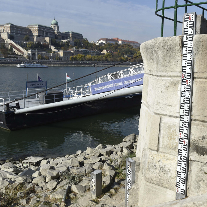 Tizedannyi víz sincs a Dunában, mint öt és fél éve