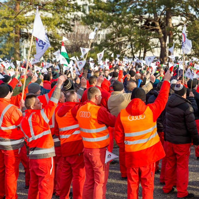 A győri Audi-sztrájk bármelyik országban nagyot ütött volna