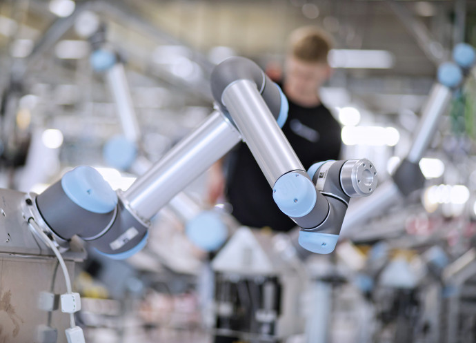 A Universal Robots üzeme Odensében. Fotó: UR