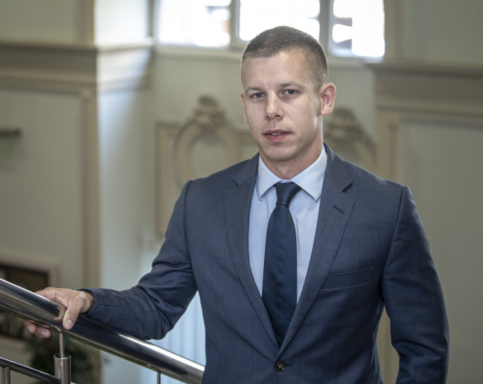 Magyar Péter, a Diákhitel Központ újonnan kinevezett vezérigazgatója. Fotó: Szigetváry Zsolt/MTI