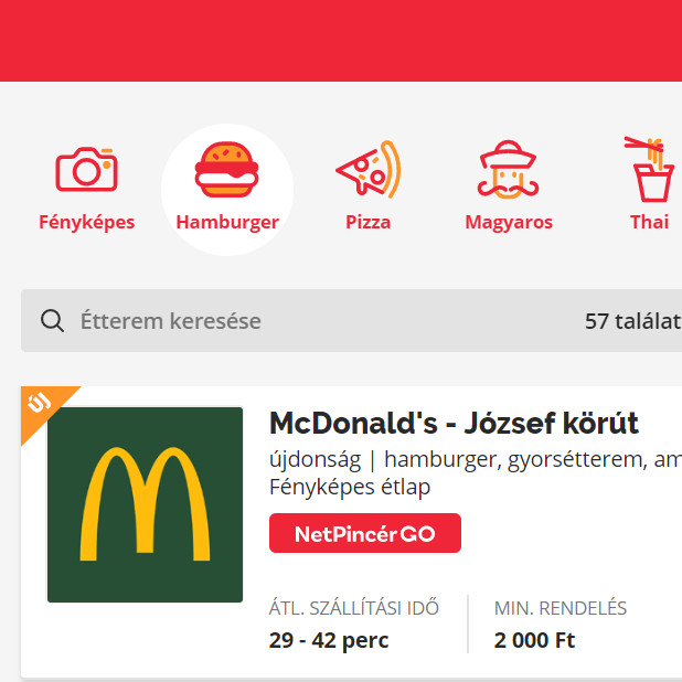 Fű alatt elindult a McDonald's házhoz szállítása Budapesten
