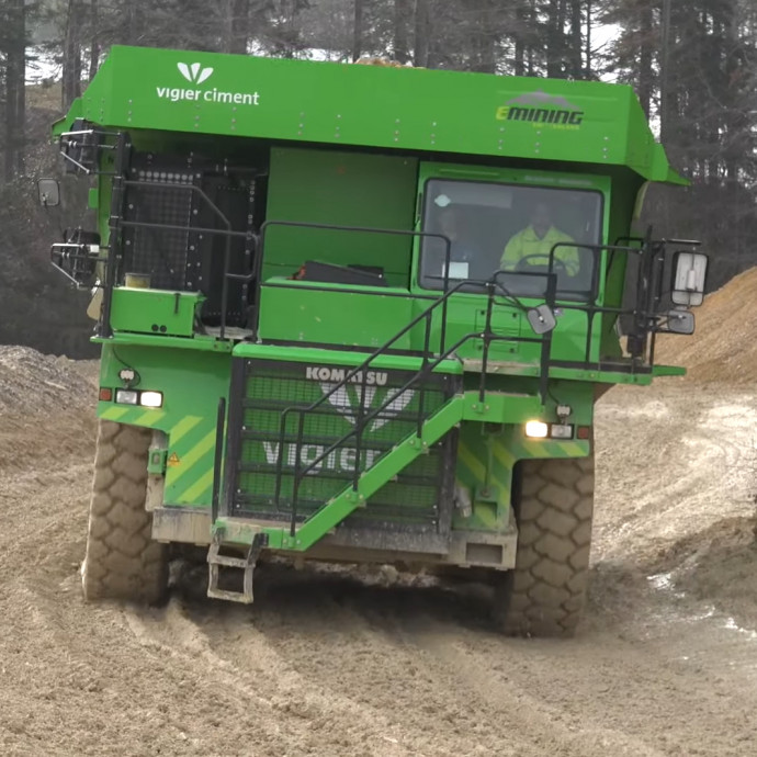 Az elektromos óriásdömper több áramot termel, mint amennyit fogyaszt