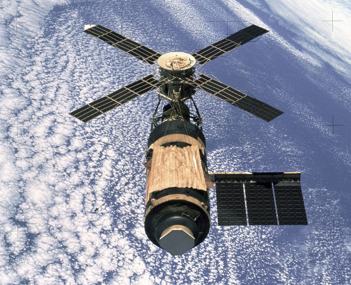 351 köbméter tér, ennyi jutott a Skylab három űrhajósának (Fotó: NASA)