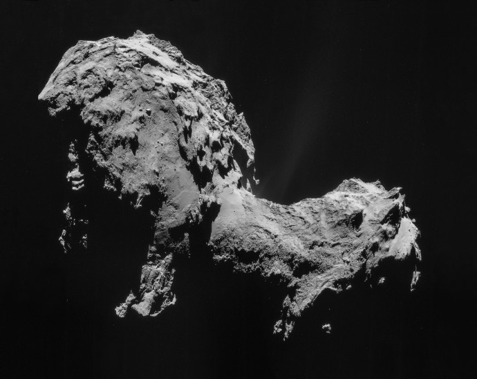 A Philae felvétele az üstökös magjáról
