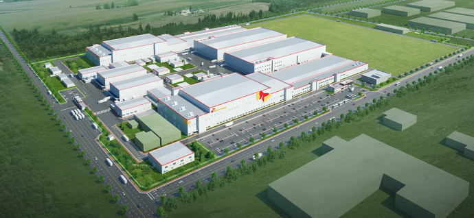 Így néz majd ki az üzem a második ütem elkészülte után. Forrás: SK Innovation