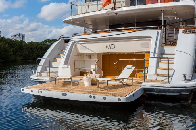 Egy Benetti Crystal 140-es. Fotó: Facebook/Benetti Yachts