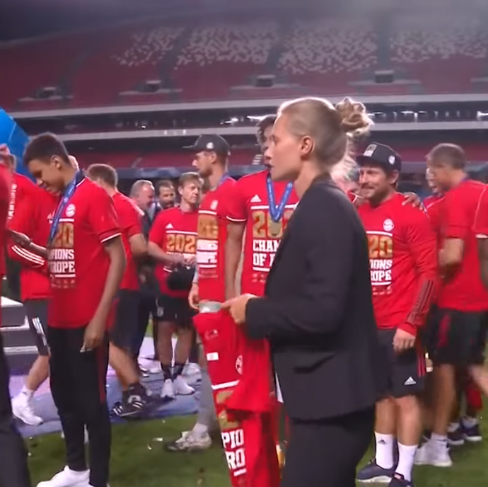 A nő, akinek központi szerepe van a Bayern BL-győzelmében