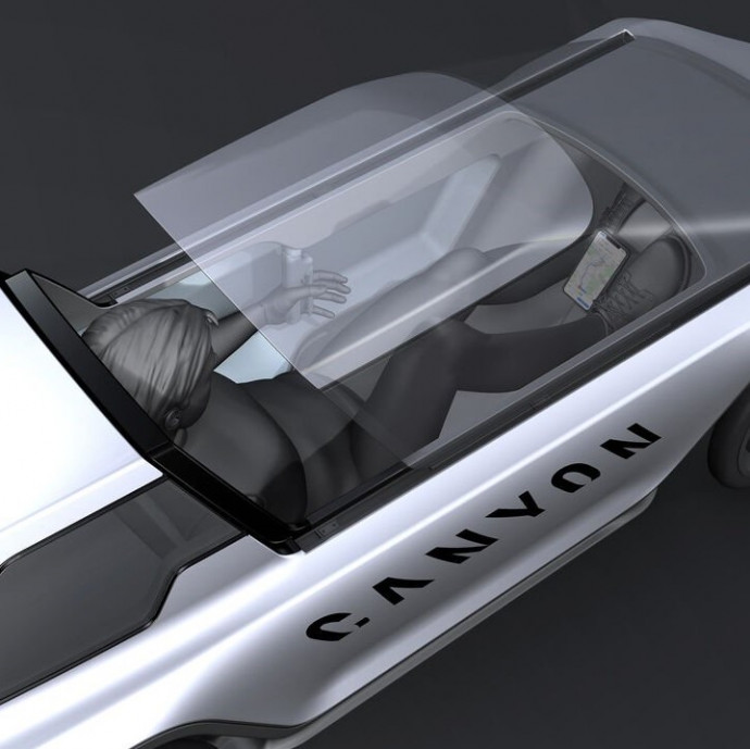 Ez az autó egy gombnyomásra bicikli lesz, és elmegy a kerékpárúton