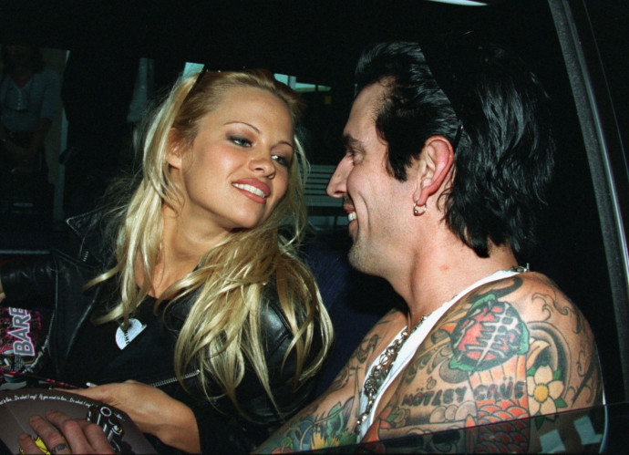 Pamela Anderson és Tommy Lee többek között azzal csinált történelmet, hogy ők voltak az első celebpáros, akiknek kiszivárgott a házi szexvideója, miután valaki ellopta a kazettát a széfjükből 1995-ben.Fotó: Reuters
