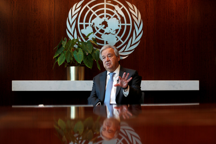 Az ENSZ főtitkára, António Guterres 2020. szeptember 14-én, New YorkbanFotós: Mike Segar / Reuters
