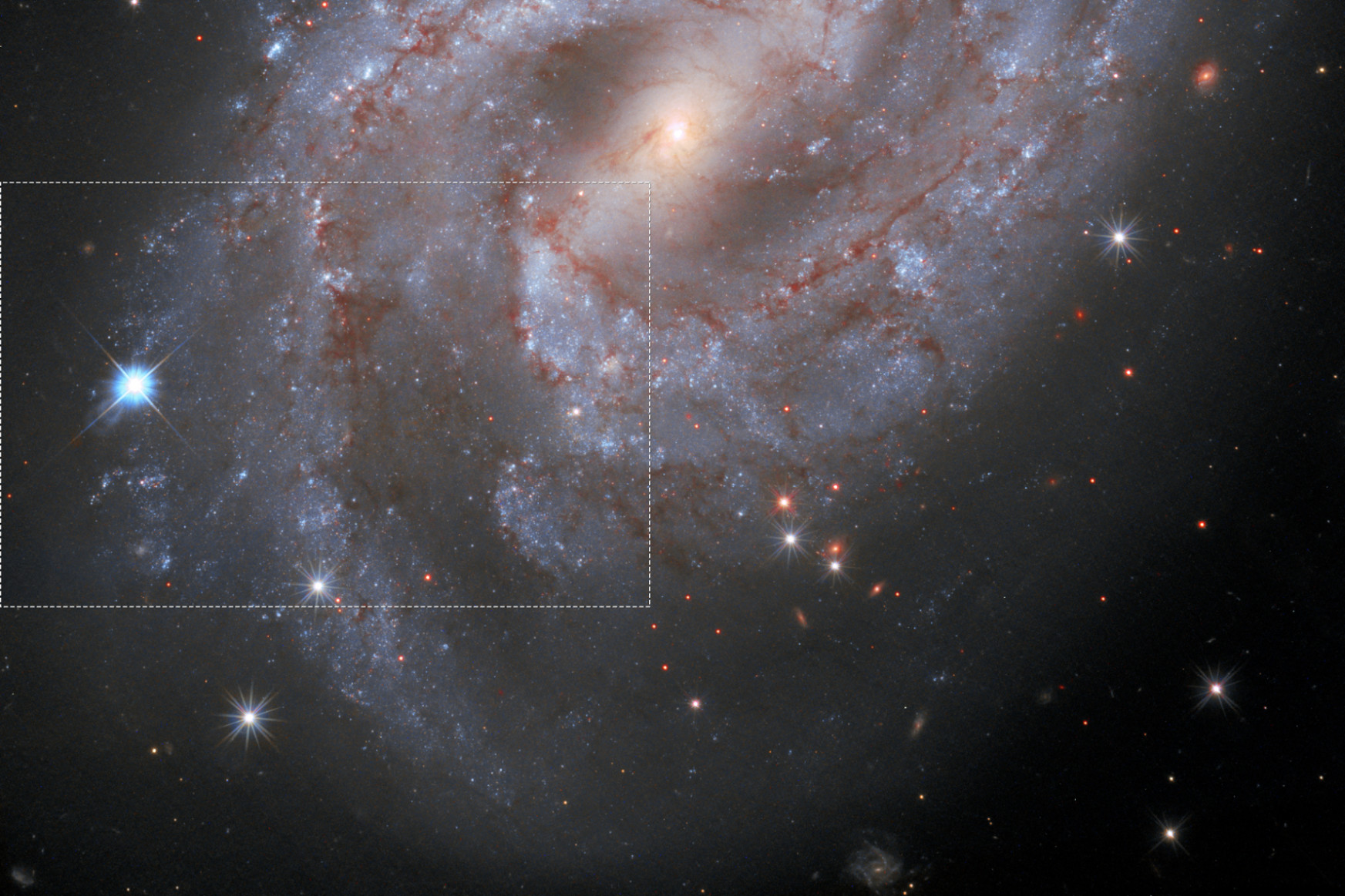 Galaxisa összes csillagát túlragyogó szupernóvát fotózott a Hubble-űrtávcső