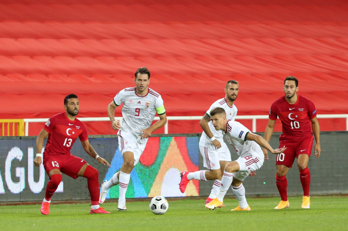 Törökország-Magyarország Nemzetek Ligája-meccs szeptember 3-án (Sercan Kucuksahin/AFP)