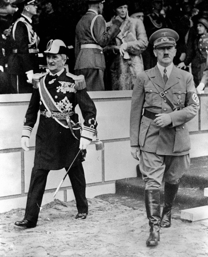 Horthy Miklós látogatása Hitlernél 1938. augusztus 23-án BerlinbenFotó: Roger-Viollet / AFP