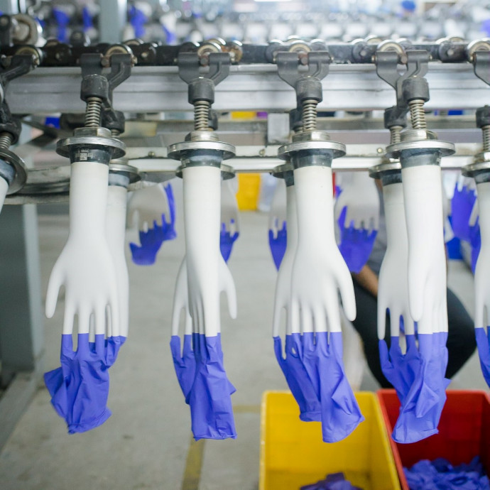 Egy gumikesztyűket gyártó cég 274-szeresére növelte a nyereségét
