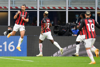 Ibrahimovicon a koronavírus sem fogott, 2 góllal tért vissza a milánói derbin
