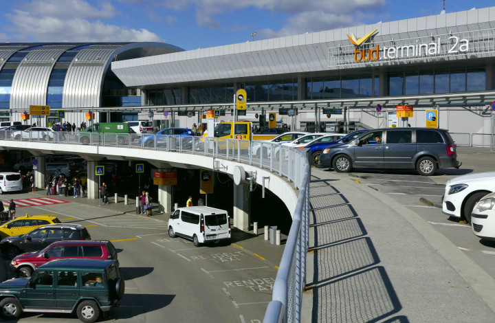 A Liszt Ferenc Nemzetközi Repülőtér 2A terminálja 2020. februárjábanFotó: Jászai Csaba / MTI