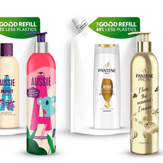 A Procter&Gamble elkezdi kivezetni a samponos műanyag flakonokat