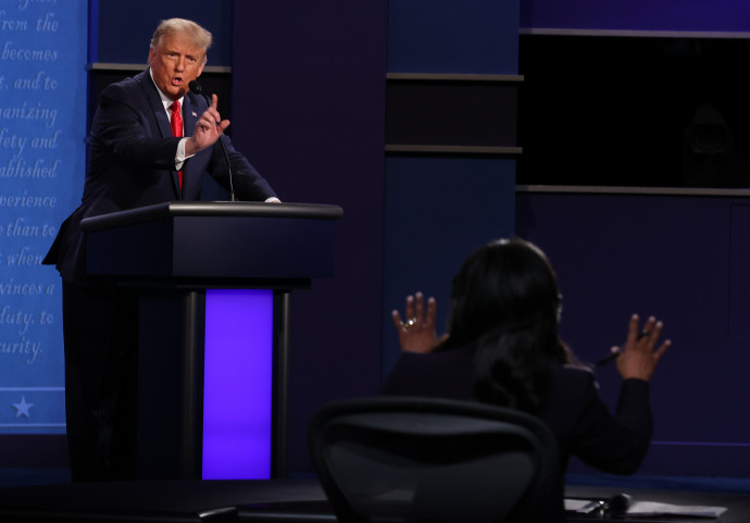 Donald Trump a tévévitánFotó: Chip Somodevilla / Getty Images North America / Getty Images via AFP