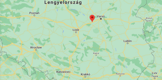 A tervezett repülőtér elhelyezkedése. Térkép: Google