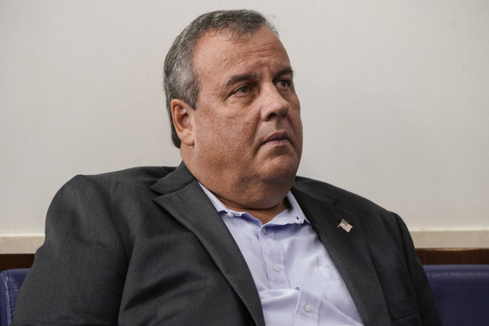 Chris Christie 2020. október 3-ánFotó: Joshua Roberts / AFP