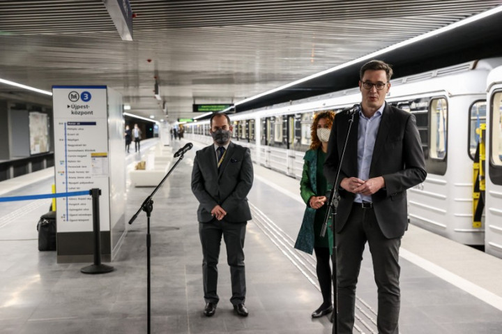 A 3-as metró déli szakaszának átadása – Fotó: Huszti István / Telex