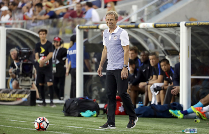 Jürgen Klinsmann az amerikai válogatott szövetségi kapitányaként.Fotó: Ezra Shaw / Getty Images