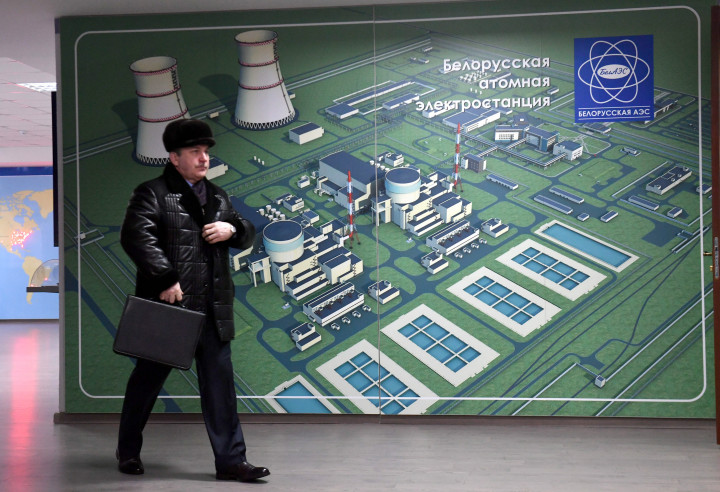 Az első belarusz atomerőmű tervei 2018-ban. Fotó: Viktor Drachev\TASS via Getty Images
