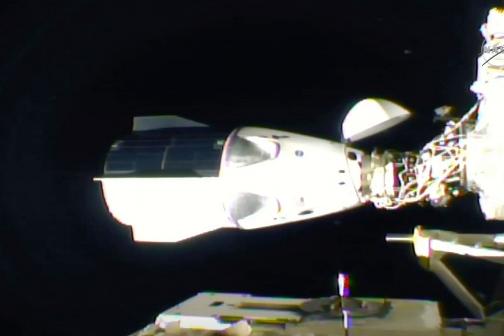 Megérkezett az űrállomásra a SpaceX első üzemszerű missziója