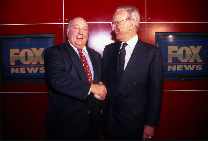 Rupert Murdoch és Roger Ailes 1996-ban – Fotó: Allan Tannenbaum / Getty Images