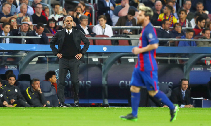 Guardiola és Messi ellenfelekként a 2016-os Bajnokok LigájábanFotó: Kieran McManus/AFP