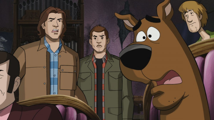 Sam, Dean és új barátaik a Scoobynatural című epizódban – Kép: The CW / Imdb.com