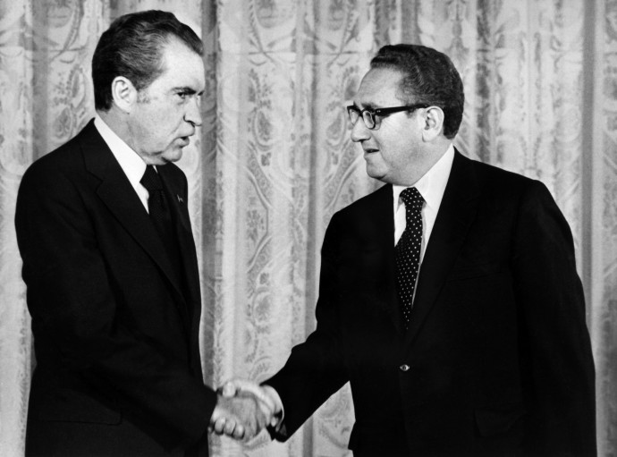 Nixon elnök és Kissinger Wahingtonban 1973 szeptemberében – Fotó: AFP