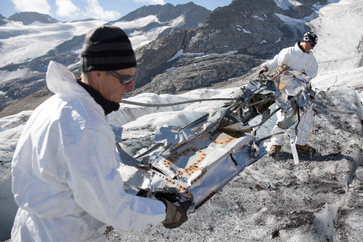 74 éve gleccserbe zuhant gép kerülhet a felszínre