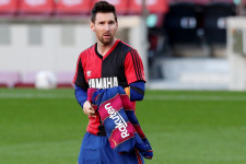 Hatszáz euróra büntették Messit, amiért Maradonára emlékezett a hétvégi gólja után