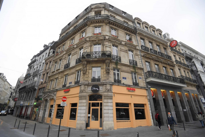 The building in Brussels where József Szájer attended the curfew-breaking sex party shut down by police. Photo: Laurie Dieffembacq / BELGA MAG / AFP