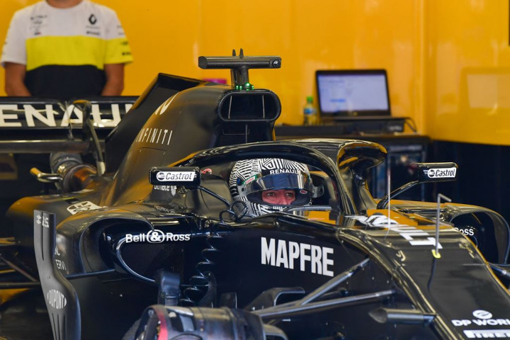 Fernando Alonso a Renault versenyzőjeként 2020. november 4-én – Fotó: BIC / AFP