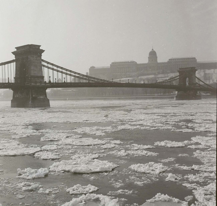 Téli Budapest 1968-ban​ – Fotó: Budapest Főváros Levéltár / Hungaricana