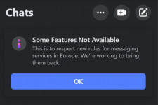 Miért mondja azt a Messenger, hogy egyes funkciók nem érhetők el?