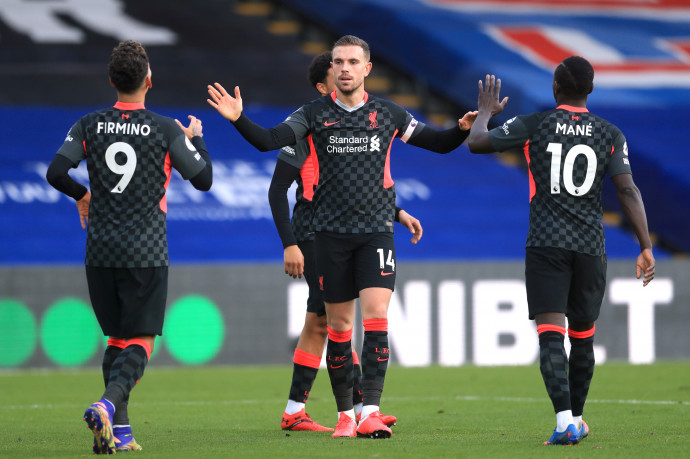 Idegenben hengerelt a Liverpool, hét gólt lőttek a Crystal Palace-nak