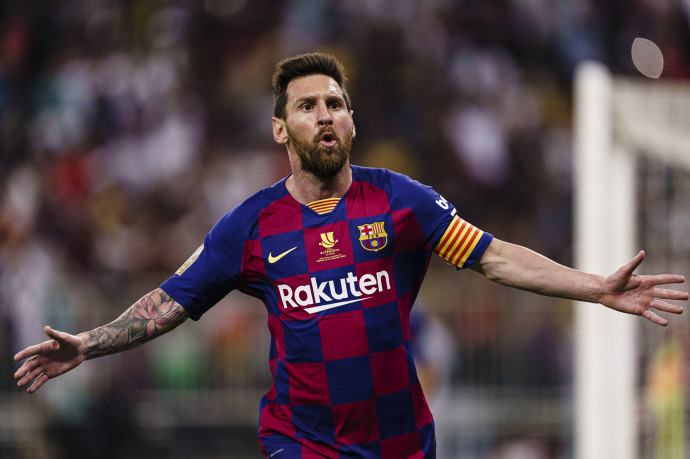 Messi a spanyol bajnokságban az Atletico Madrid elen játszott elődöntőn 2020 januárjában – Fotó: Ricardo Nogueira/Eurasia Sport Images/Getty Image