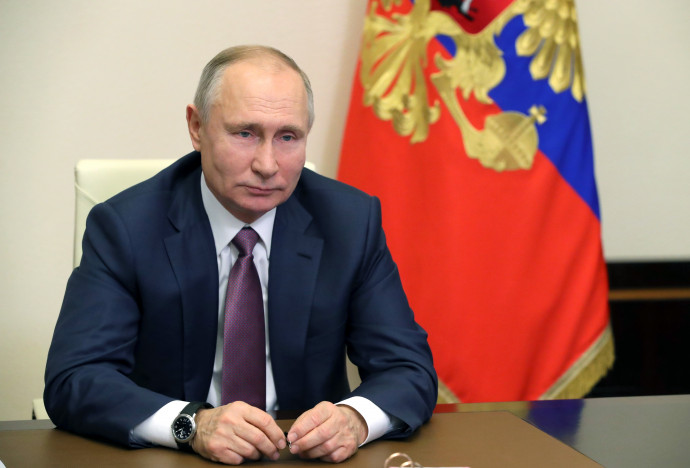 Vlagyimir Putyin orosz elnök Fotó: AFP/Mikhail Klimentyev