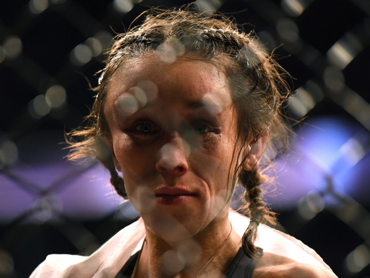 Joanna Jędrzejczyk a meccs után Fotó: Harry How / Getty Images
