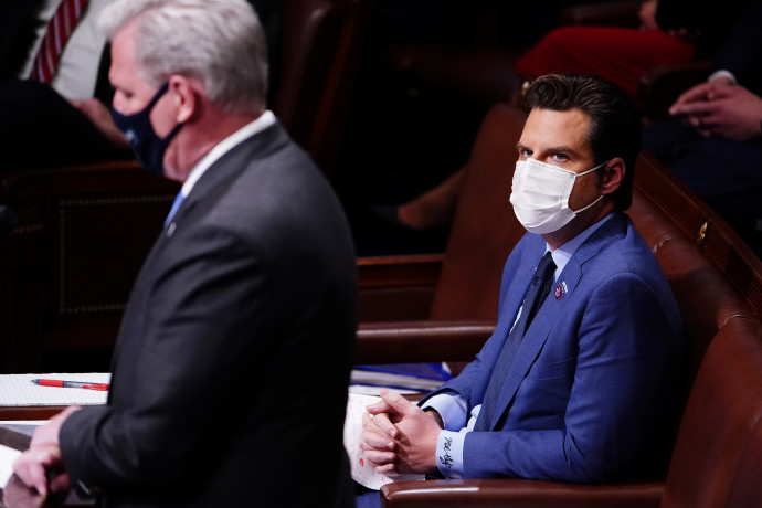 Matt Gaetz a képviselőházban – Fotó: Jim Lo Scalzo / Pool / REUTERS