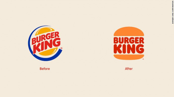 A régi és az új Burger King-logóForrás: Burger King Corporation