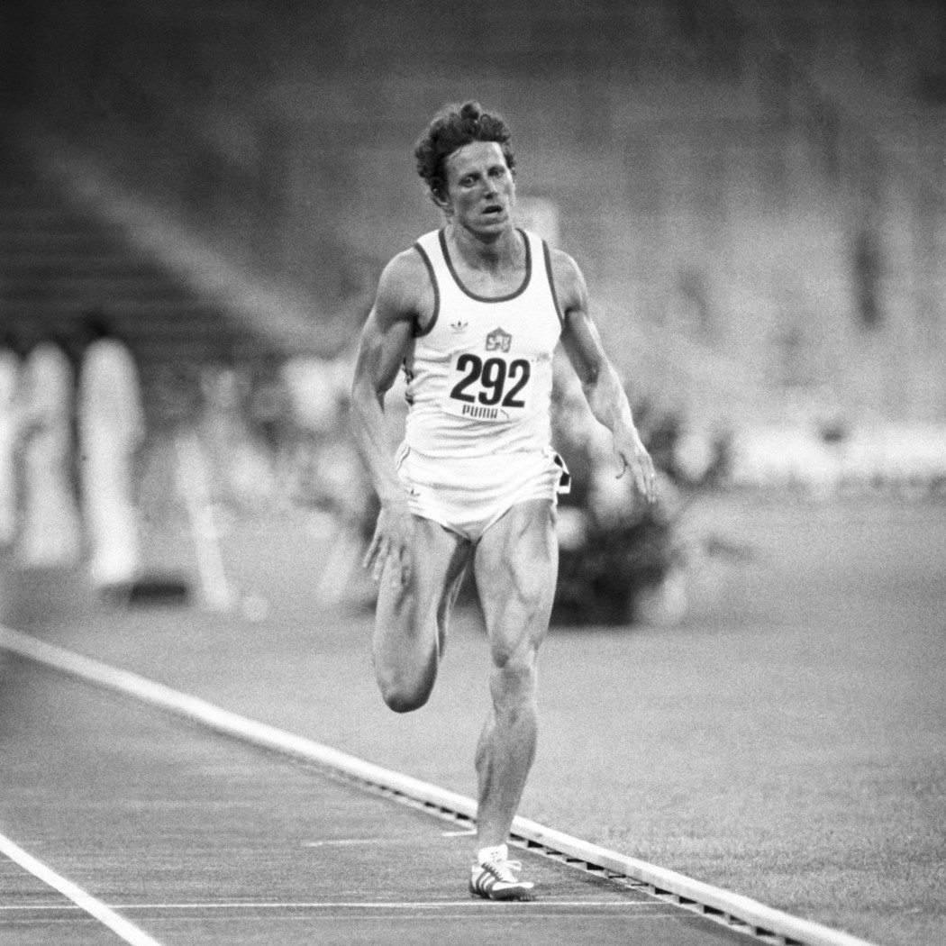 Jarmila Kratochvilova 1983-ban Münchenben a rekordot érő 800-on – Fotó: DB / DPA / AFP