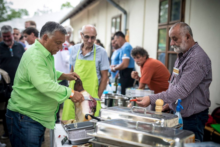 A 2017-es kötcsei találkozó – Fotó: Orbán Viktor / Facebook