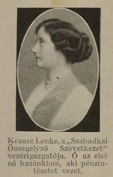 Krausz Lenke fényképe. Forrás: Tolnai Világlapja, 1913. október-december, Arcanum.